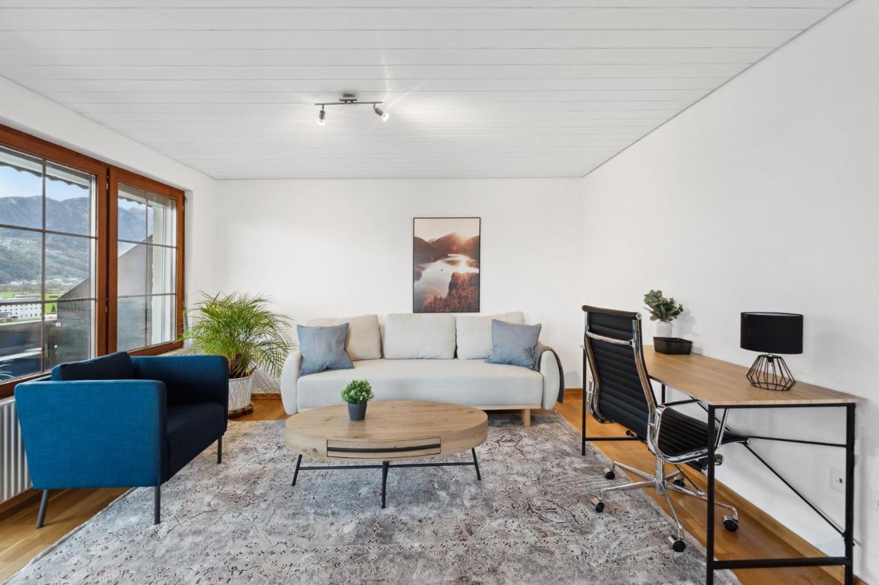 Sonniges Apartment Mit Traumhaftem Bergblick Buchs  Buitenkant foto